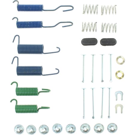 Centric Parts Drum Brake Hardware Kit, 118.65001 118.65001